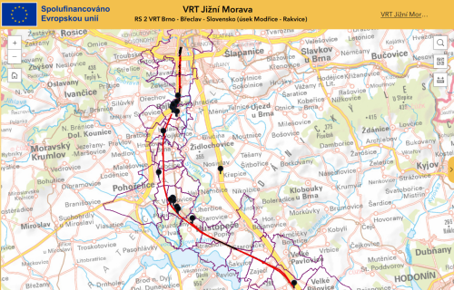 Interaktivní mapa VRT