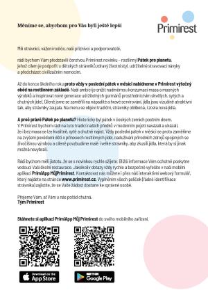 Primirest představuje inovativní rostlinný koncept "Pátek pro planetu" pro zdraví a udržitelnost 1
